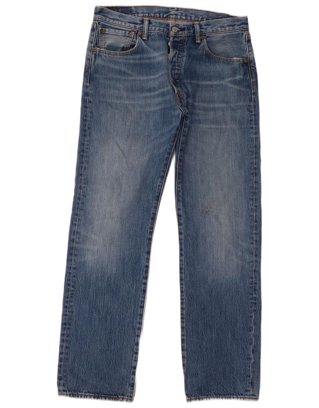 Blugi Levi's 501 Straight pentru bărbați W34 L32 Bumbac albastru