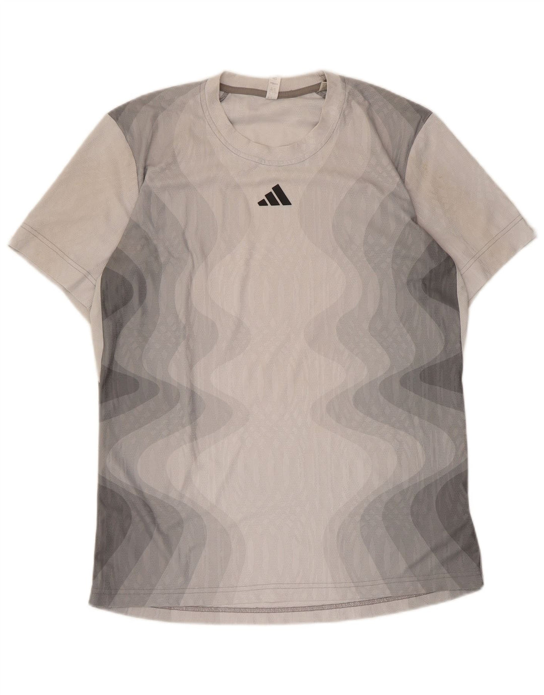Tricou pentru bărbați Adidas Top mare, gri Tie Dye Poliester