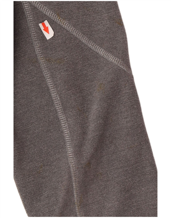 Jack Wolfskin Pulover cu capota cu fermoar pentru femei UK 14/16 Poliester mare gri