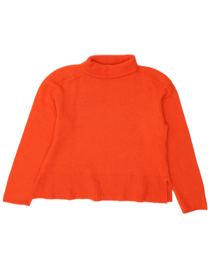 Pulover de damă Massimo Dutti cu gât rulat, mare, portocaliu, 16 UK