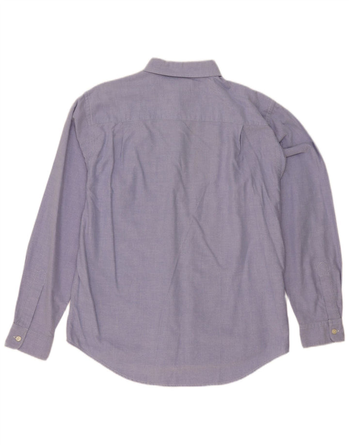 Cămașă pentru bărbați Ralph Lauren, bumbac albastru mediu clasic