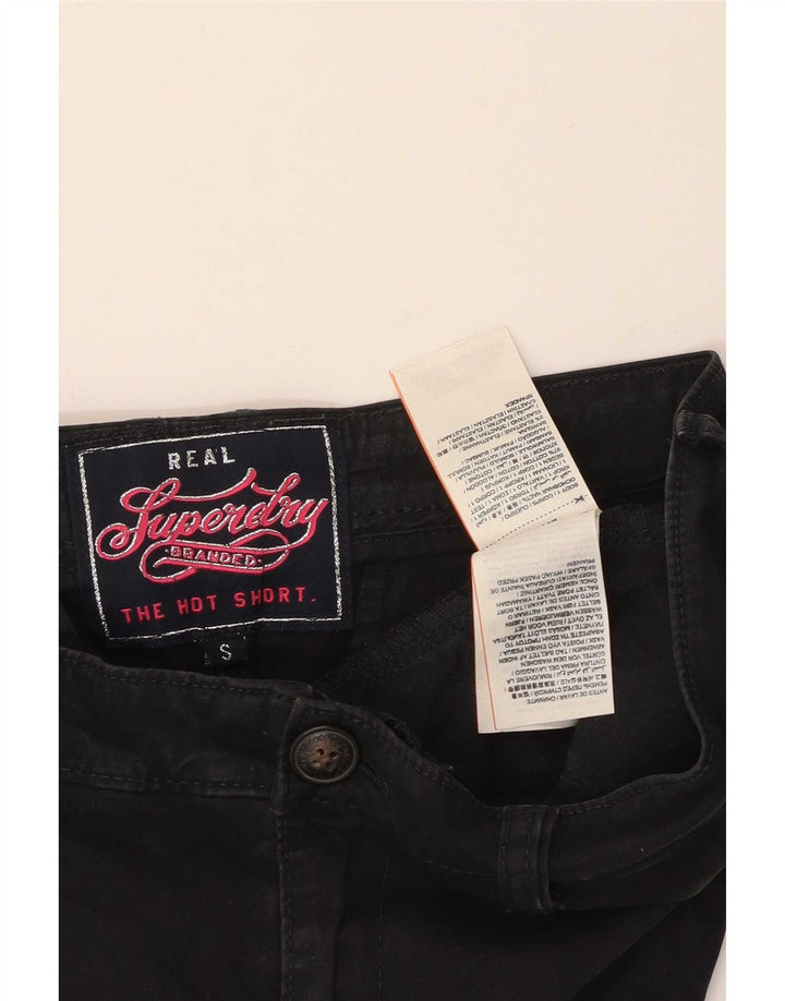 Pantaloni caldi pentru femei Superdry Small W32 Bumbac negru