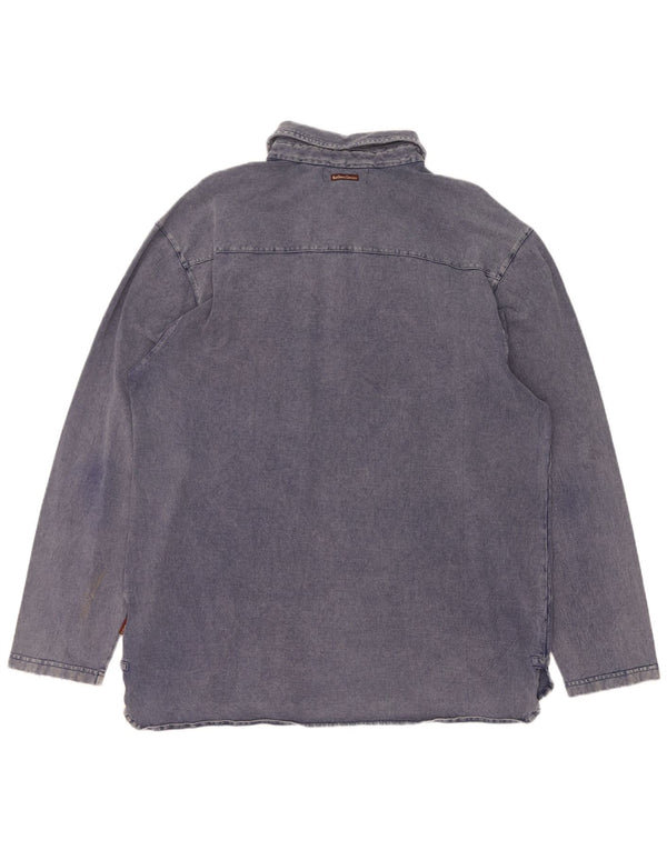 Cămașă Pulover pentru bărbați Marlboro Classics 2XL, bumbac bleumarin