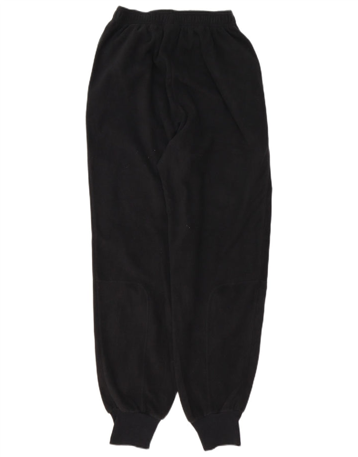 REEBOK Pantaloni de trening pentru femei Joggeri UK 8/10 Poliester negru mic