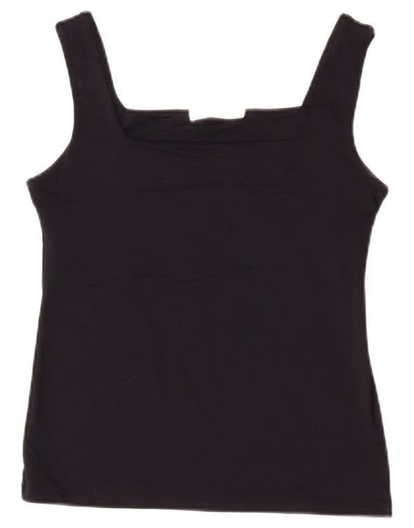 Top Crop pentru femei Zara UK 12 Medium Black