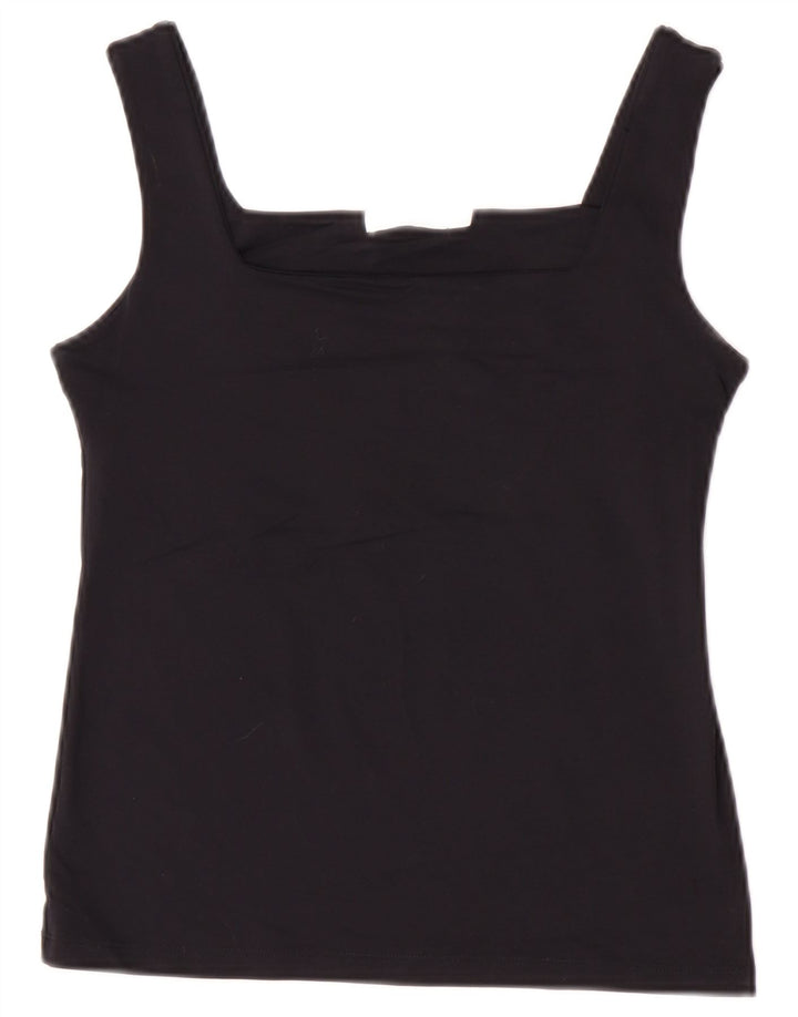 Top Crop pentru femei Zara UK 12 Medium Black