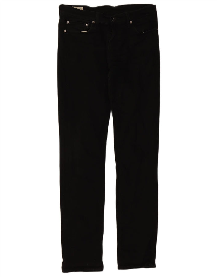 Blugi slim pentru bărbați Levi's W32 L34 bumbac negru