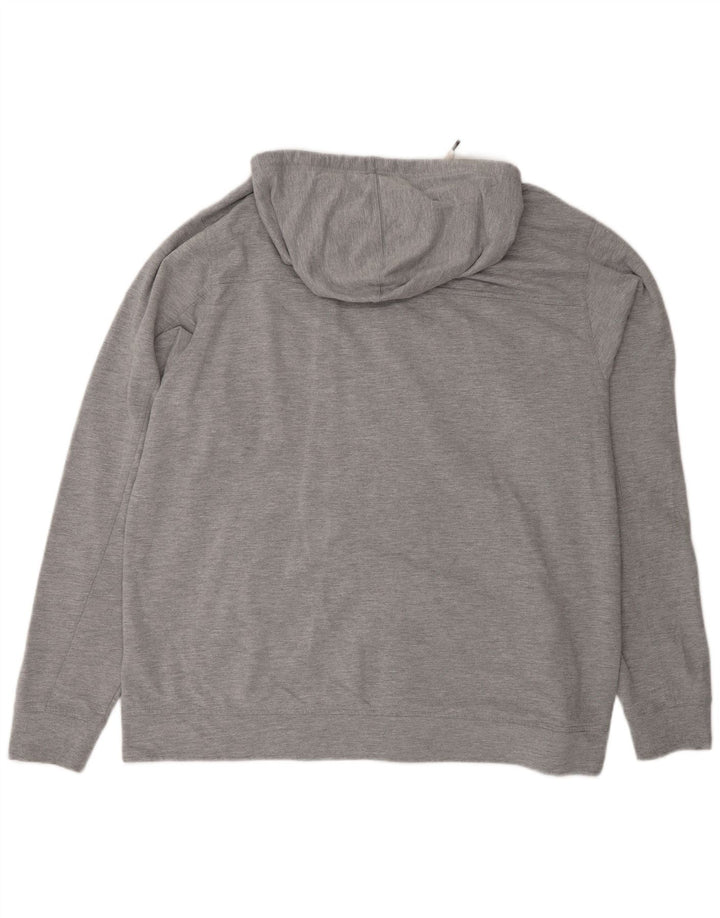 Jachetă de trening cu glugă Levi's pentru bărbați, bumbac gri 2XL