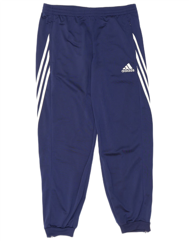 Pantaloni de trening pentru bărbați Adidas Pantaloni de jogging mari, bleumarin, poliester