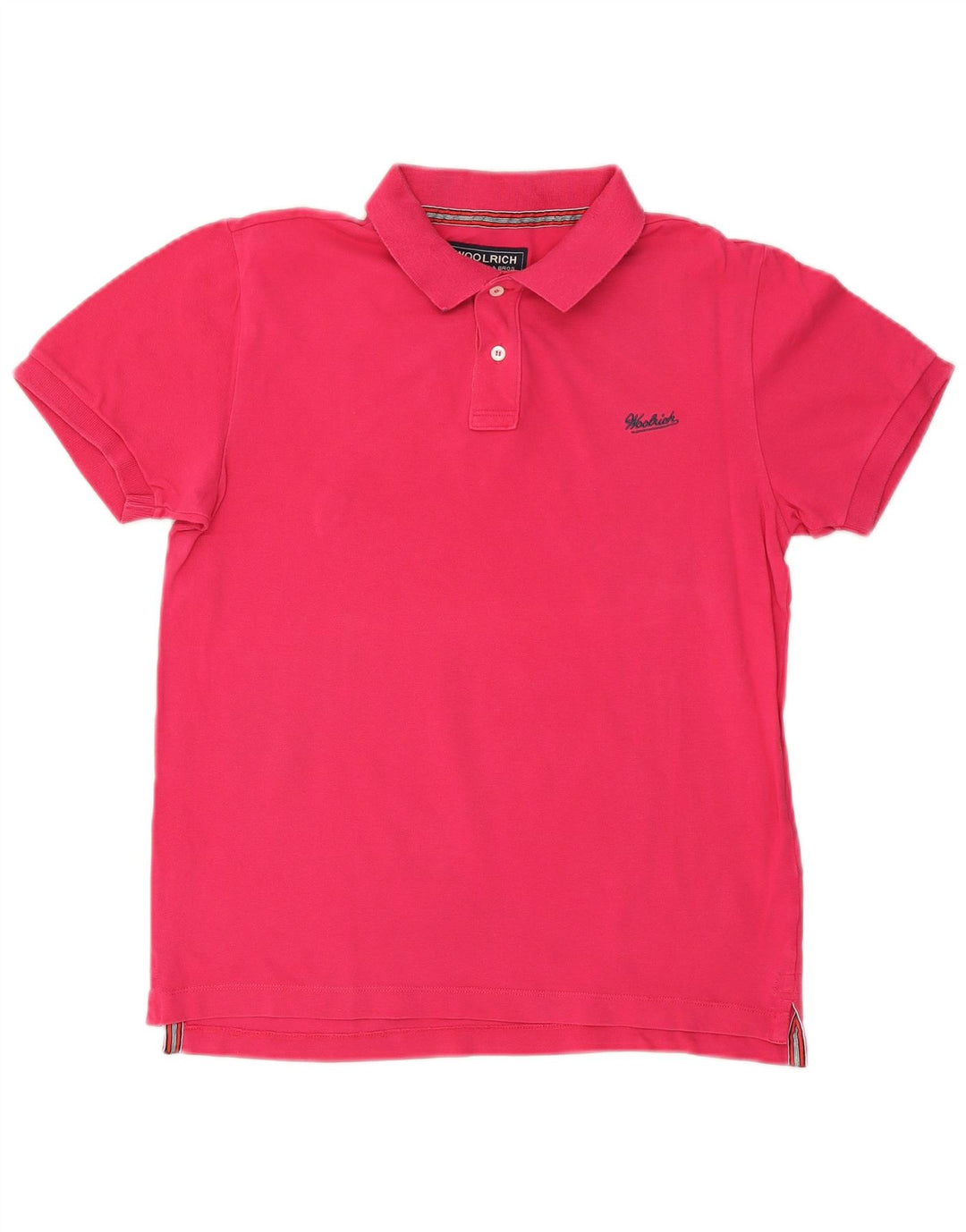 WOOLRICH Cămașă Polo pentru bărbați Bumbac roz mic