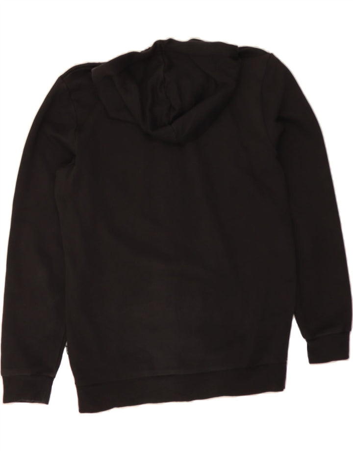 PUMA Mens Zip Hoodie Sweater Small Black Cotton Vintage Puma and Second-Hand Puma from Messina Hembry 