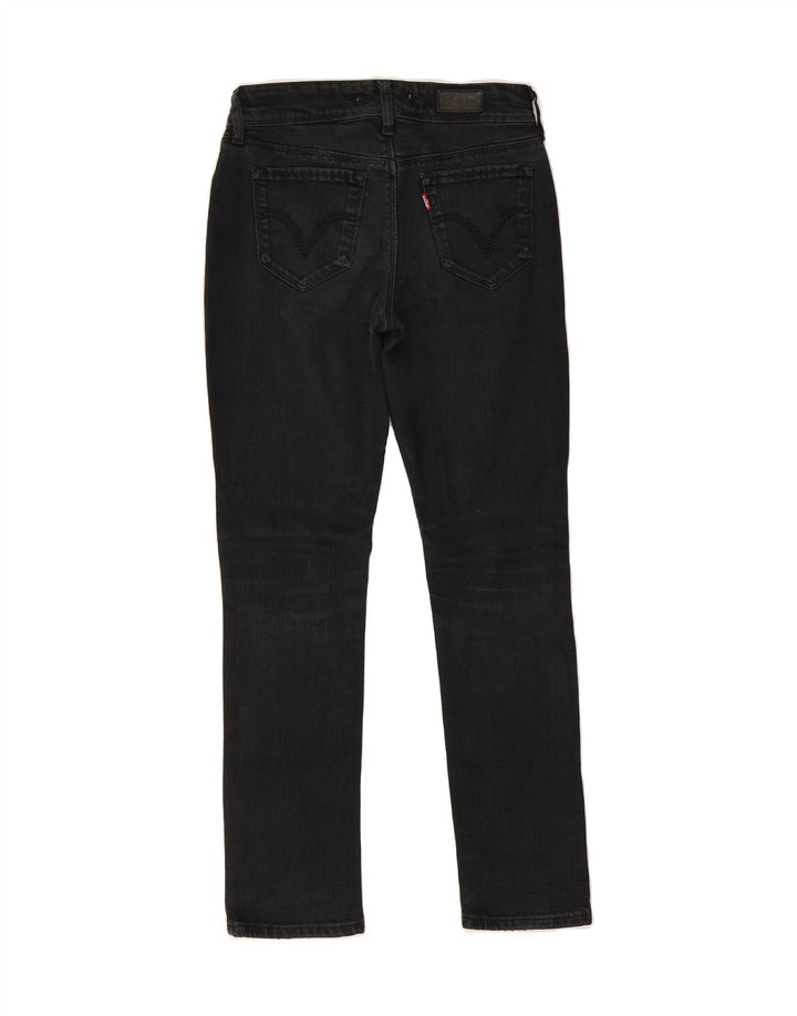 LEVI'S Womens 471 Slim Jeans W29 L30 Black Cotton Vintage Levi's and Second-Hand Levi's from Messina Hembry 