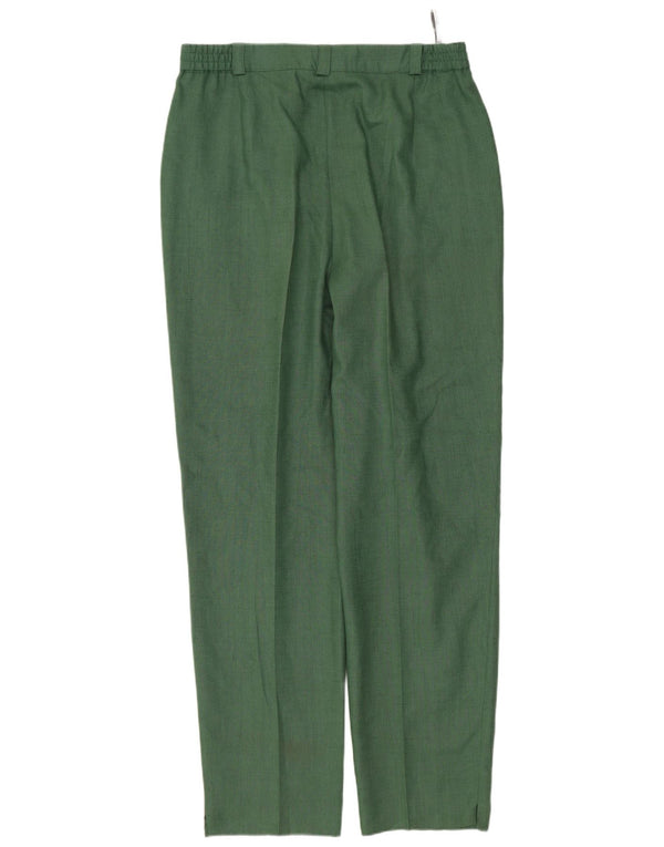 Gerry Weber Pantaloni de costum pentru femei cu talie înaltă EU 40 Medium W30 L28 Verde
