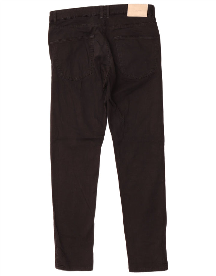 Pantaloni casual slim pentru bărbați Zara EU 40 Medium L31 L32 Negru