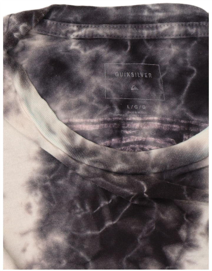 Tricou grafic Quiksilver pentru femei Top UK 16 mare bleumarin Tie Dye