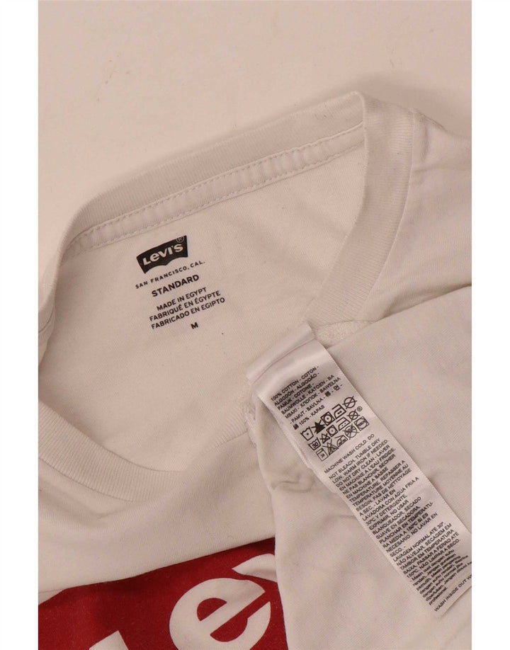 Tricou cu grafic standard Levi's pentru bărbați Top, mediu, alb, bumbac