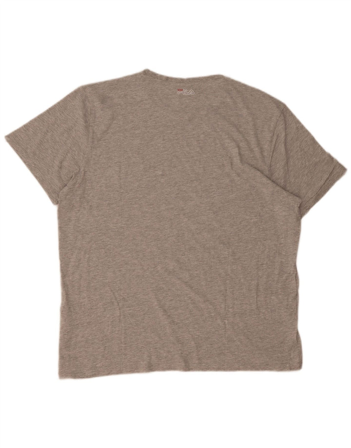 Tricou cu grafică Fila pentru bărbați Top mare gri pete