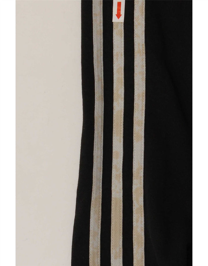 Pulover Adidas pentru bărbați, bumbac mediu negru