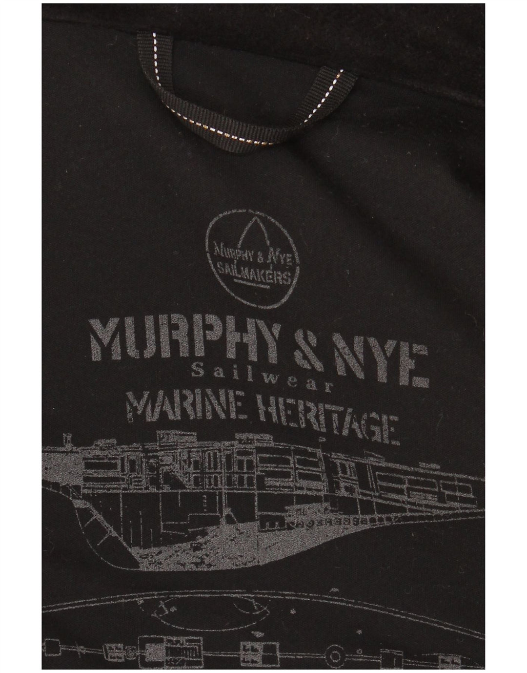 Palton supradimensionat pentru femei Murphy & Nye UK 14 Lână neagră medie