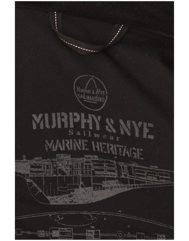 Palton supradimensionat pentru femei Murphy & Nye UK 14 Lână neagră medie