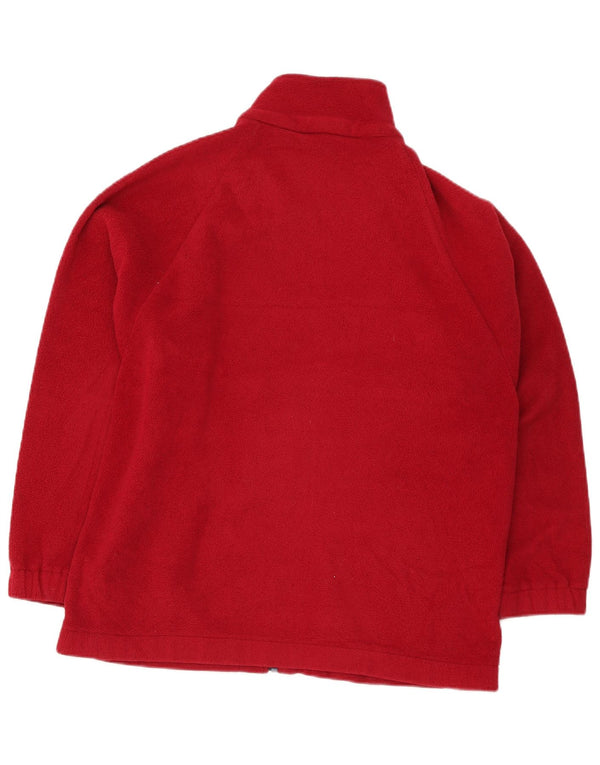Jachetă fleece supradimensionată pentru femei Marks & Spencer UK 14 Poliester roșu mare
