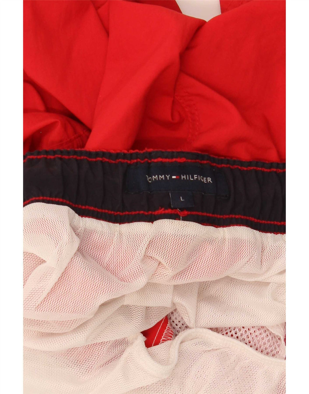 Pantaloni scurți de înot Tommy Hilfiger pentru bărbați, roșii mari