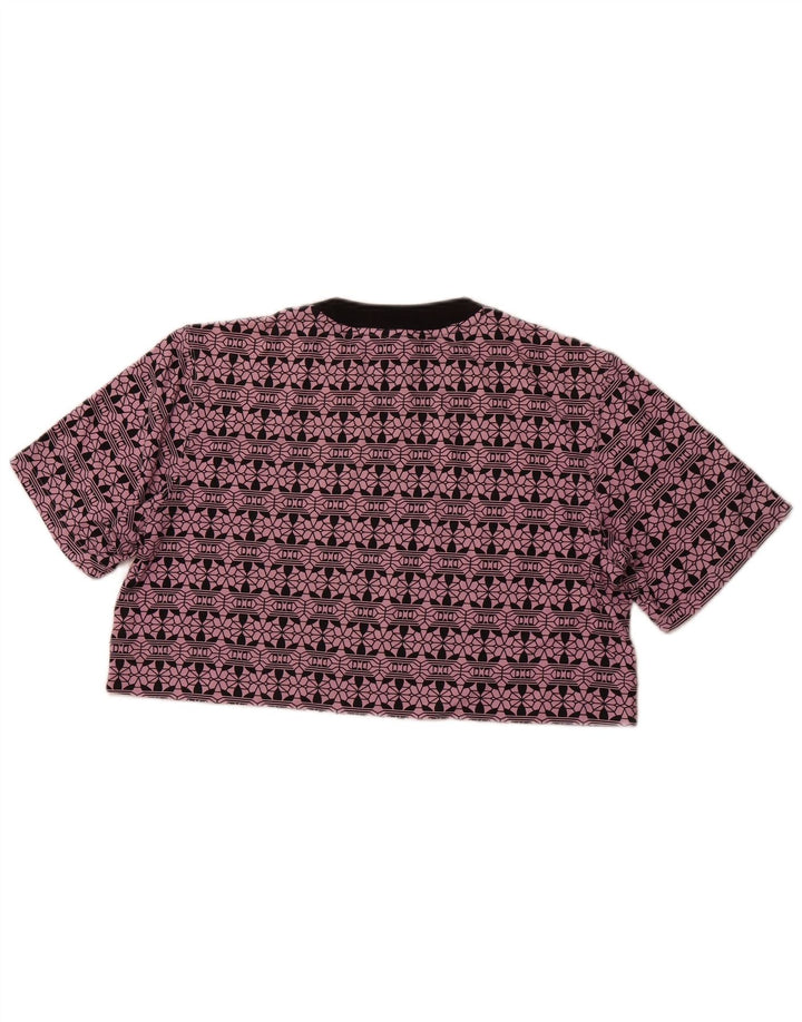 ADIDAS Tricou cu grafic supradimensionat pentru femei, UK 6 XS, bumbac violet