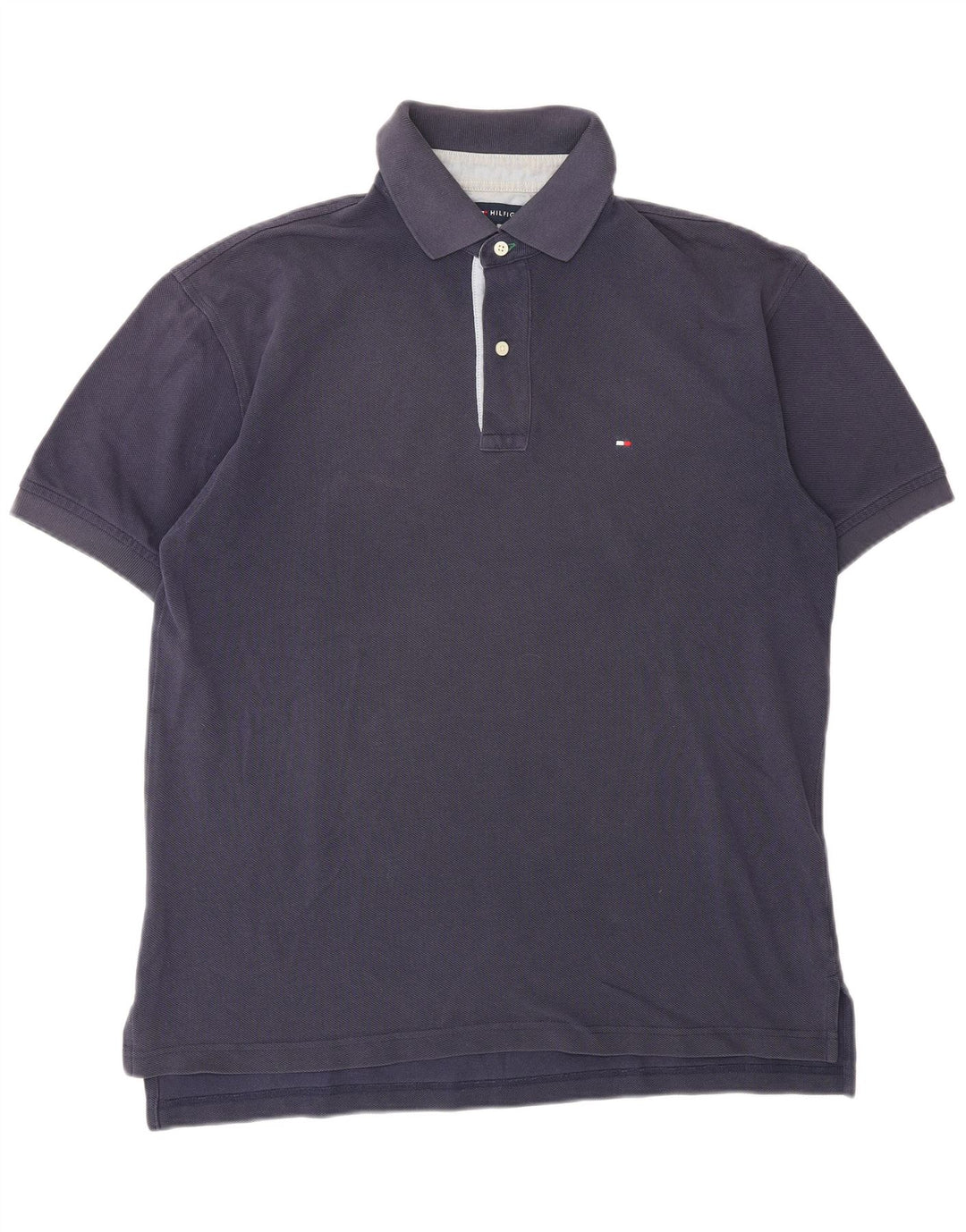 Tricou polo TOMMY HILFIGER pentru bărbați, bumbac mediu albastru bleumarin