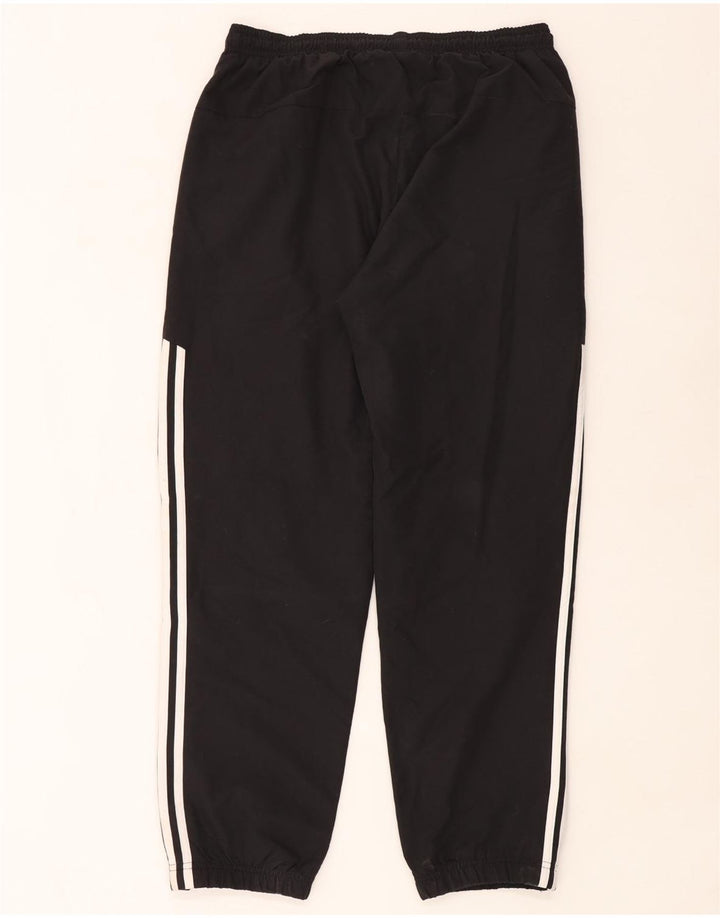 Pantaloni de trening pentru bărbați Adidas Pantaloni de jogging, mari, negru, poliester