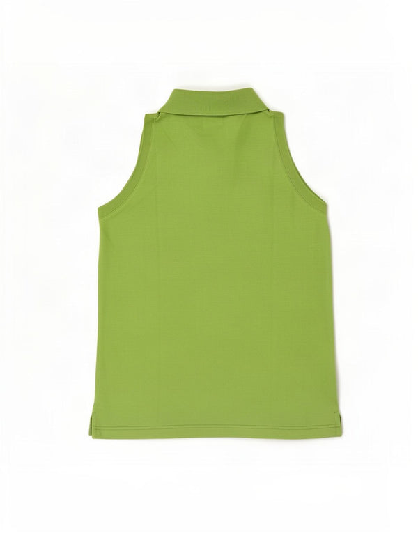 Tricou polo fără mâneci Fila IT 42 Medium Green