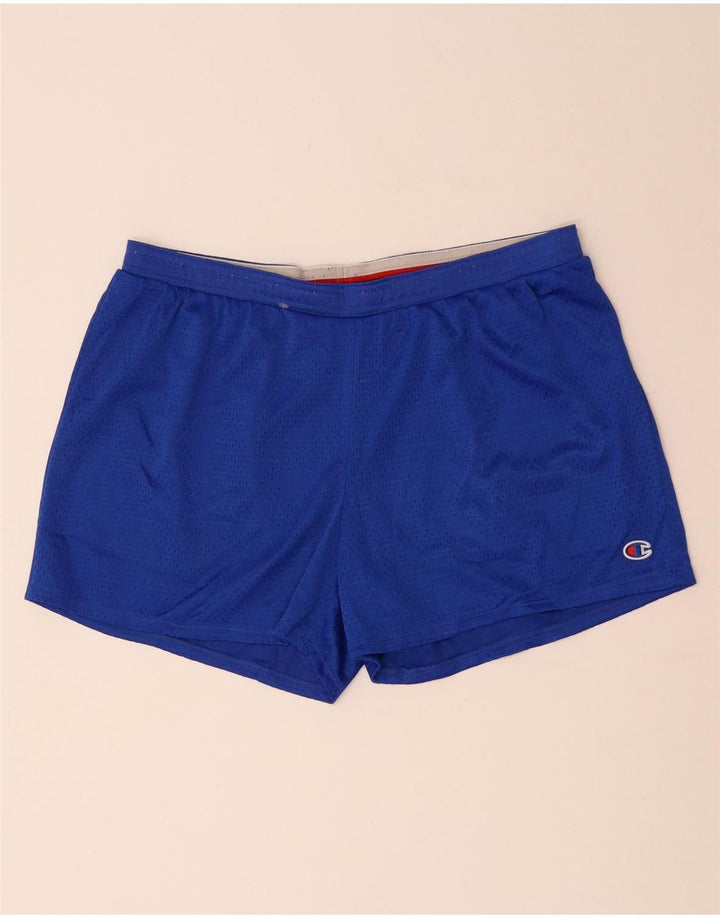 Pantaloni scurti sport pentru femei CHAMPION UK 16, mari, albastru, poliester