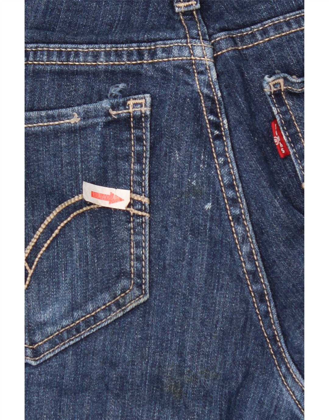 Blugi drepti pentru femei Levi's 524 W29 L32 Bumbac albastru