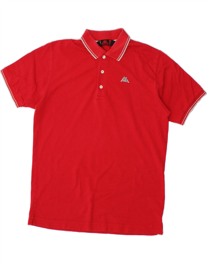 KAPPA Mens Polo Shirt Medium Red Cotton Vintage Kappa and Second-Hand Kappa from Messina Hembry 