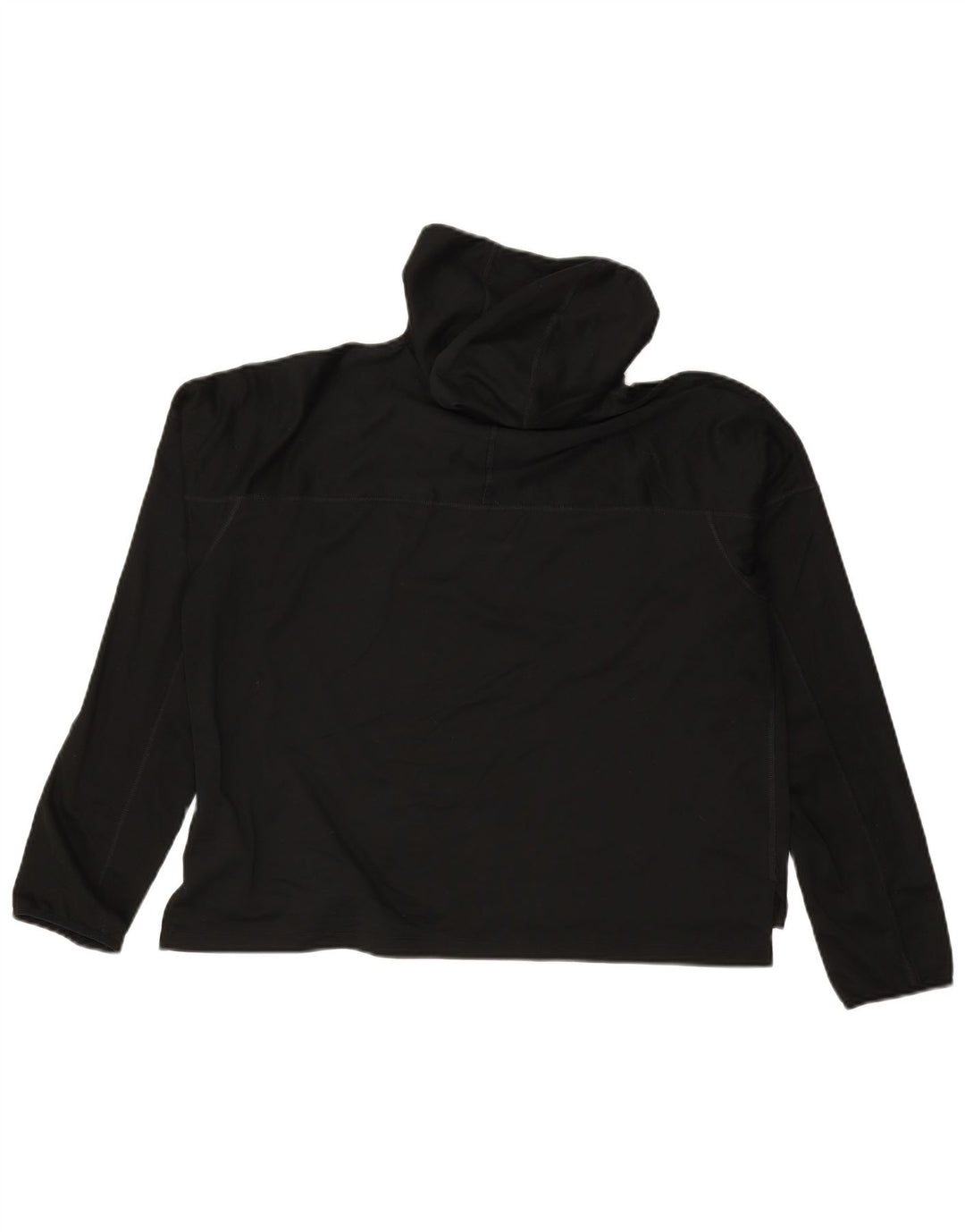 Jumper Nike Running Crop Graphic pentru femei UK 14 Poliester mediu negru