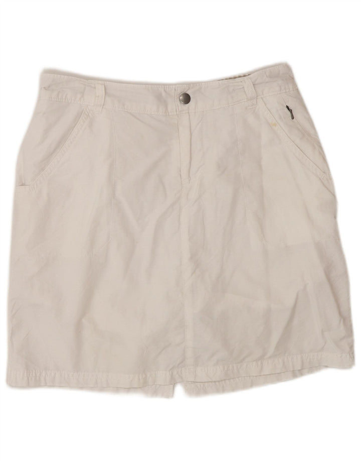 COLUMBIA Fusta pentru femeie US 8 Medium White Bumbac