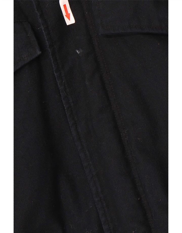 Jachetă parka cu glugă pentru bărbați Carhartt UK 38, bumbac mediu negru