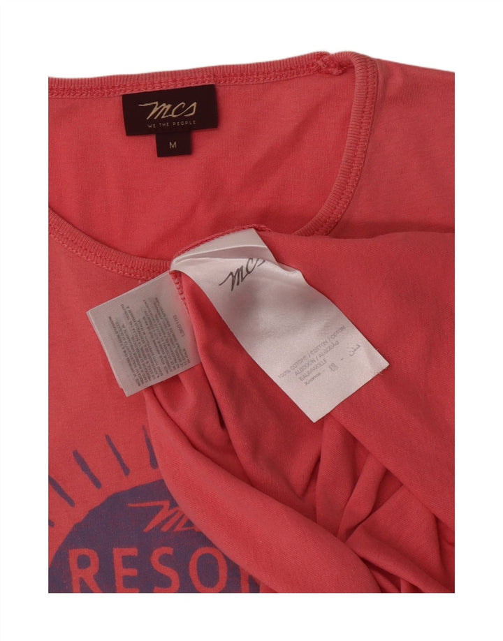 Tricou grafic Marlboro Classics pentru bărbați Top, bumbac roz mediu