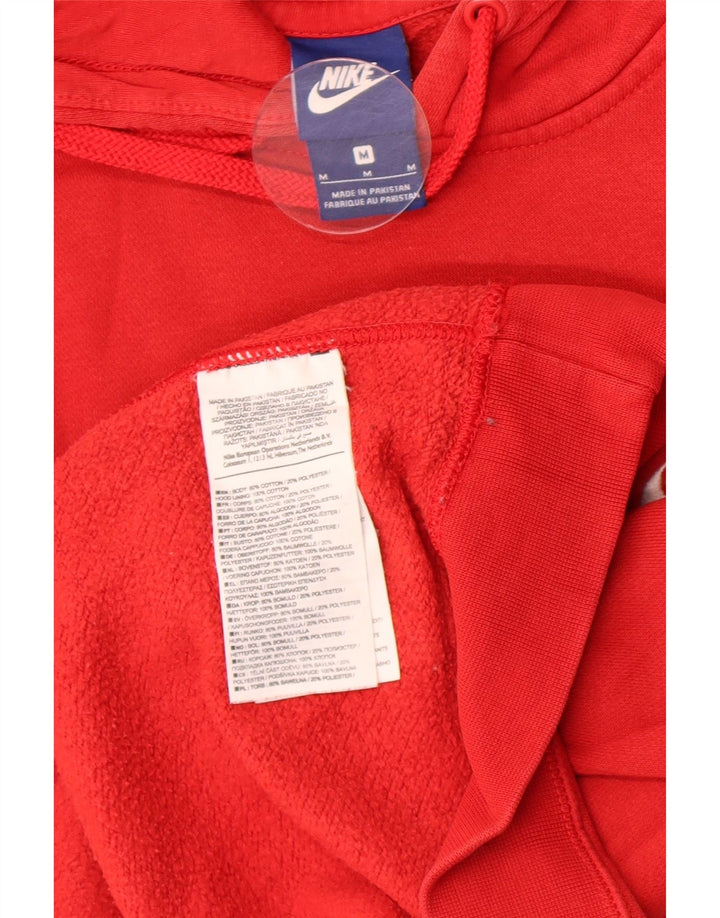 Pulover Nike pentru bărbați, bumbac roșu mediu