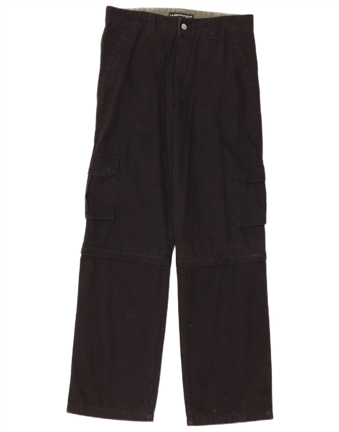 Pantaloni cargo drepți pentru bărbați Weipper W34 L34 bumbac negru