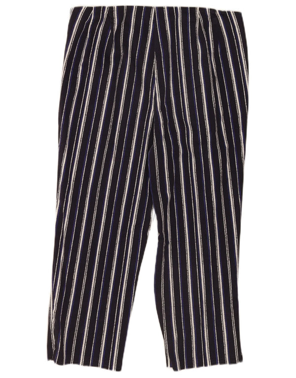 Pantaloni Capri pentru femei Marks & Spencer UK 12 Medium W30 L20 Bleumarin