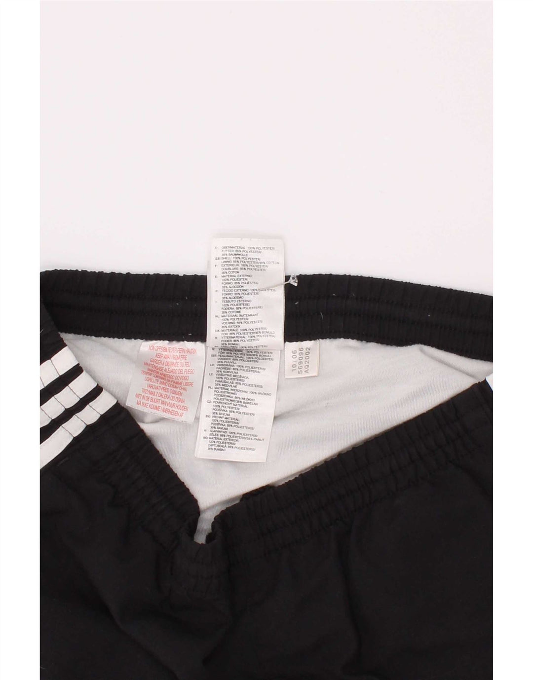 Pantaloni scurți sport pentru băieți Adidas 9-10 ani poliester negru