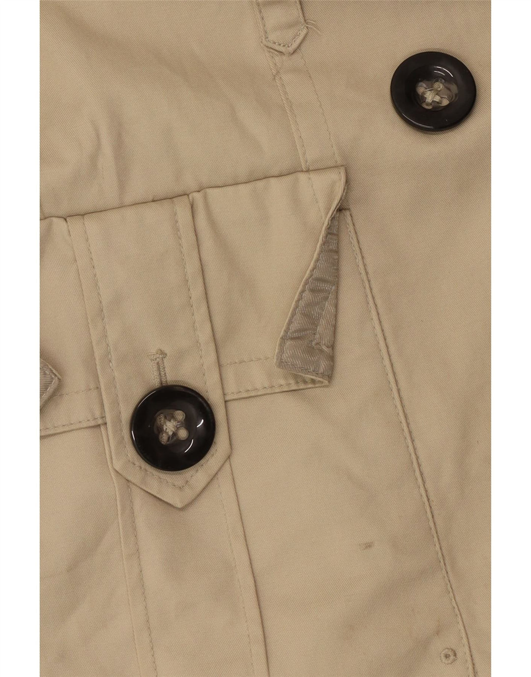 Trench pentru femei Zara UK 14 mare, bej, nailon