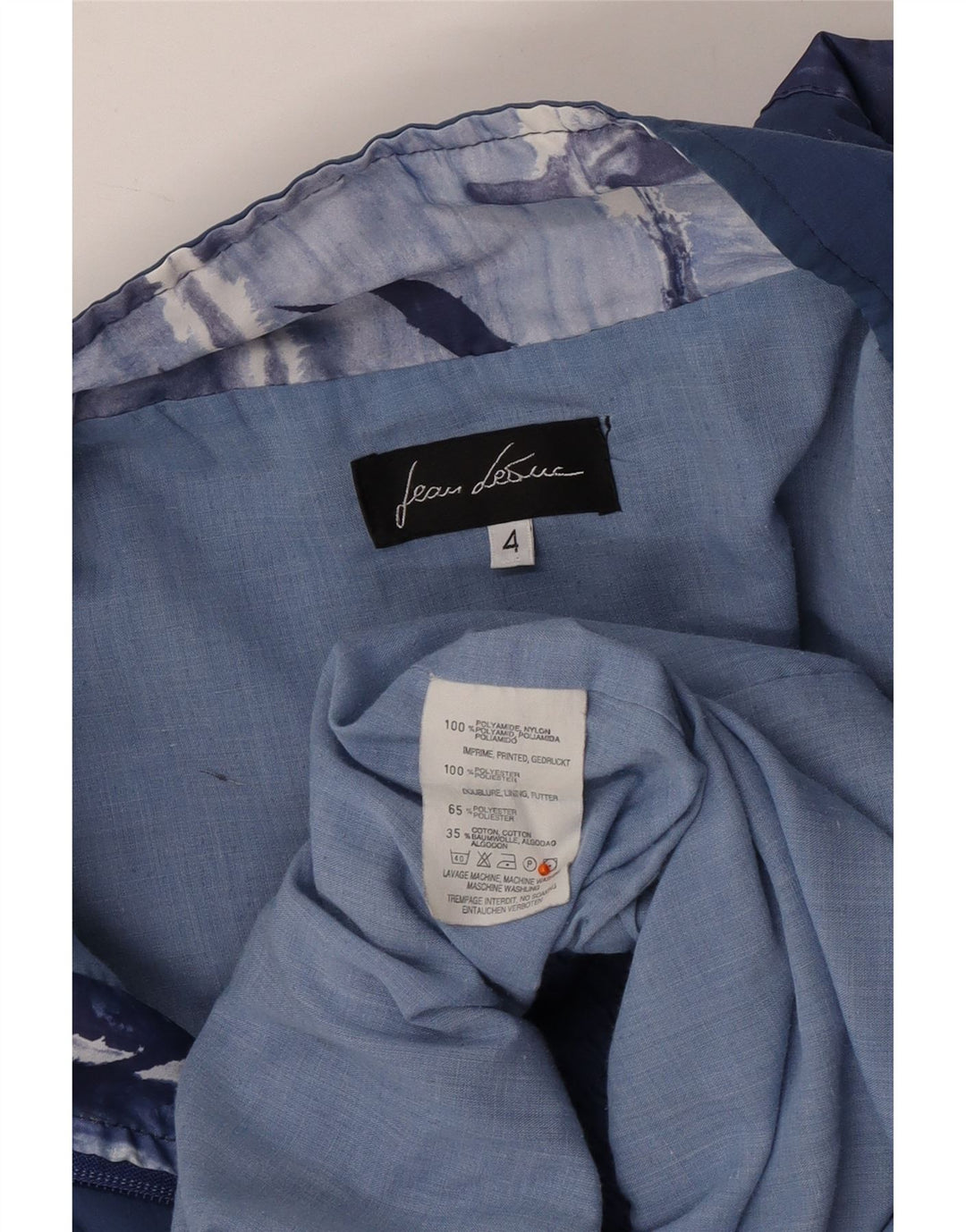 Jachetă de trening pentru bărbați JEAN LEDUC, 2XL, poliester color block, albastru