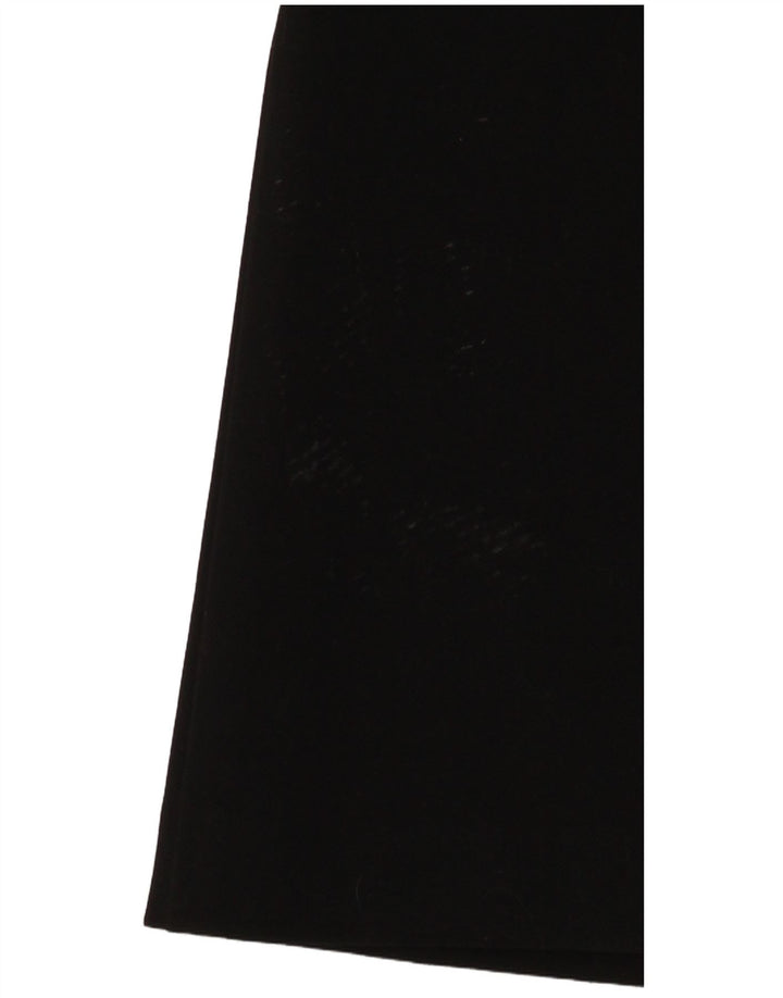 Pantaloni chino bootcut pentru femei VINTAGE L30 L32 Poliester negru