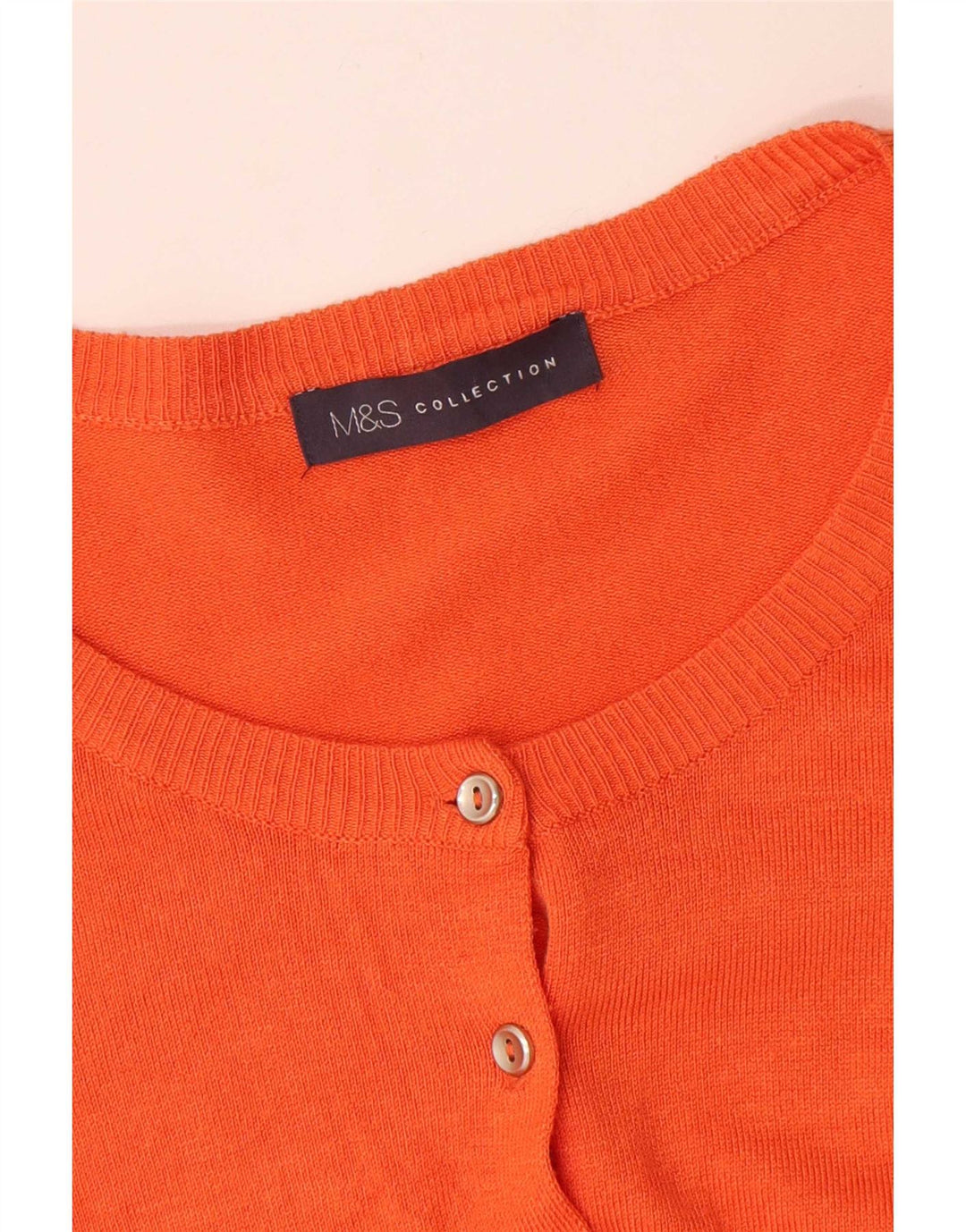 Pulover cardigan pentru femei Marks & Spencer UK 18 XL Portocaliu