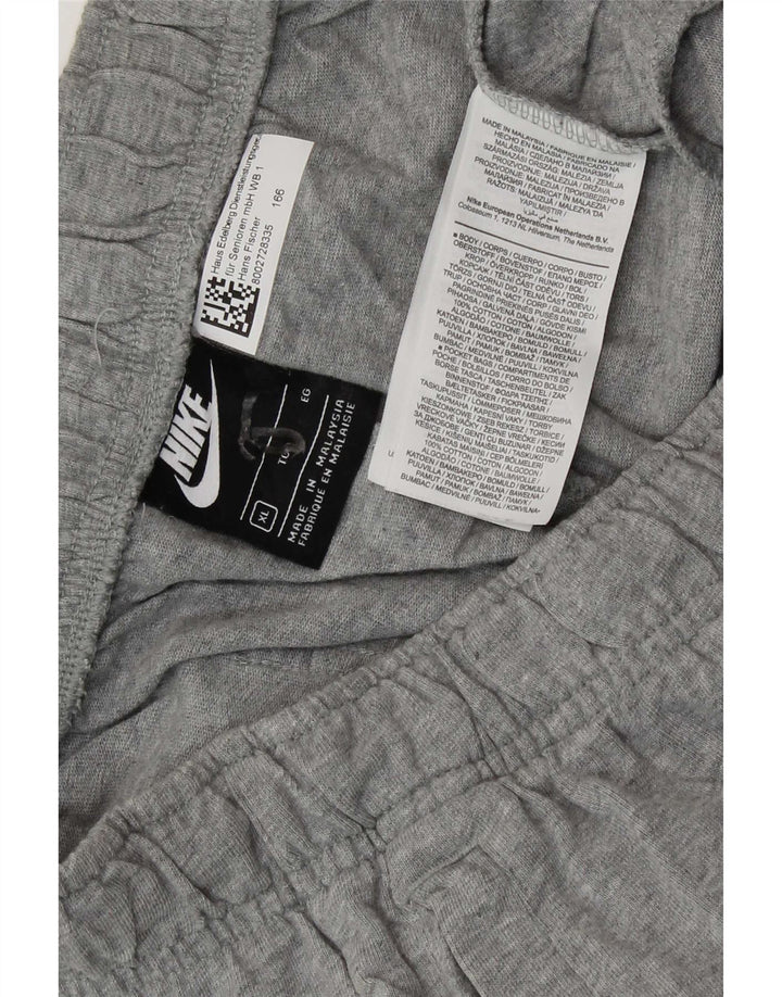 Pantaloni scurți sport Nike pentru bărbați XL bumbac gri