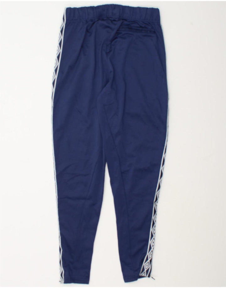 Trening pentru bărbați Umbro, cu grafică completă, mediu, albastru marin, poliester color bloc