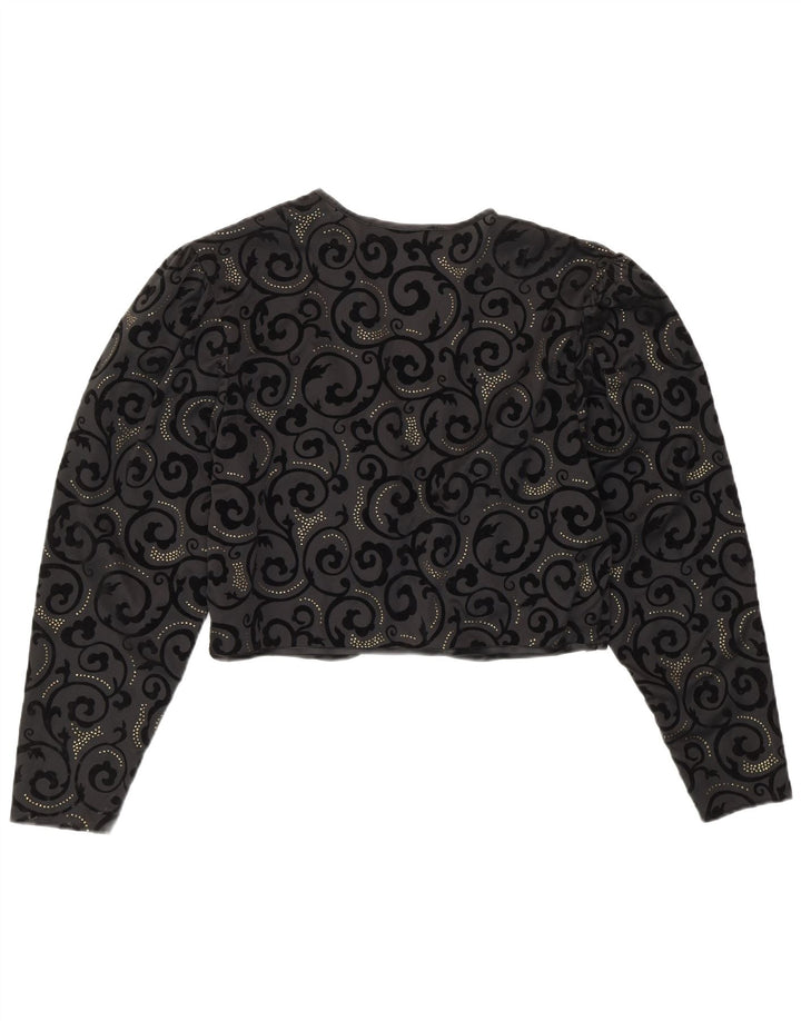 Top Bolero pentru femei Brigitte Both EU 42 Large Black Paisley Poliester