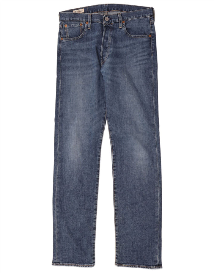 Blugi Levi's pentru bărbați 501 Straight W29 L32 Albastru Bumbac