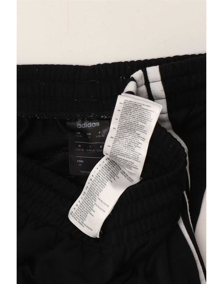 Pantaloni de trening Adidas pentru femei UK 8/10 Poliester negru mic